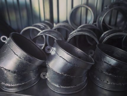 Колено (5°, 15°, 30°,45°) ф 200,250,300 Zn